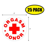 Orgasm Donor Sticker