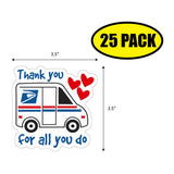 Thank You Mailman Sticker