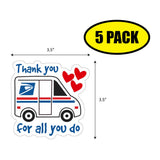 Thank You Mailman Sticker