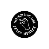 Two-Inch Penis Club Sticker