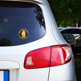 Seat Cover Checker Sticker