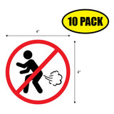 No Farting Sticker