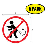 No Farting Sticker