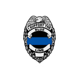 I Support The Blue Line Sticker