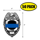 I Support The Blue Line Sticker