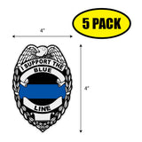 I Support The Blue Line Sticker