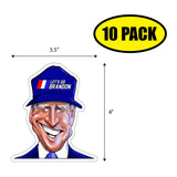 LGB Cartoon Biden Sticker