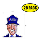 LGB Cartoon Biden Sticker