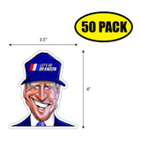 LGB Cartoon Biden Sticker
