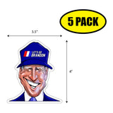 LGB Cartoon Biden Sticker