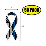 Support Police Ribbon Sticker