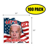 Let's Go Brandon Flag Sticker