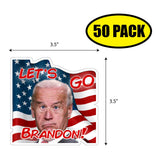 Let's Go Brandon Flag Sticker