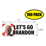 Let's Go Brandon No Biden Sticker