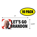 Let's Go Brandon No Biden Sticker