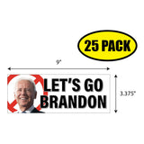 Let's Go Brandon No Biden Sticker