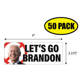 Let's Go Brandon No Biden Sticker