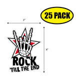 Rock Till The End Sticker