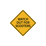 Watch Out For Scooters Sticker