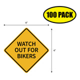 Watch Out For Bikers Sticker