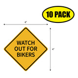 Watch Out For Bikers Sticker