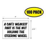 A Car's Weakest Part Sticker