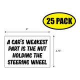 A Car's Weakest Part Sticker