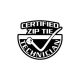 Certified Zip Tie Technician Sticker