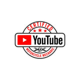 Certified Youtube Motorcycle Mechanic Sticker
