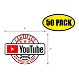 Certified Youtube Automotive Mechanic Sticker