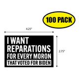 I Want Reparations From Sticker