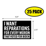I Want Reparations From Sticker