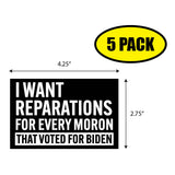 I Want Reparations From Sticker