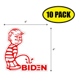 Trump Piss On Biden Sticker