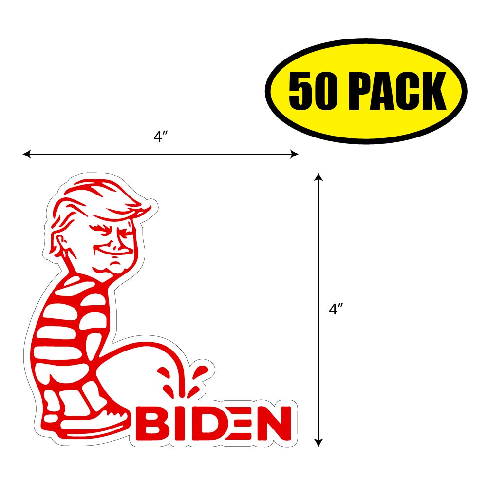 Biden Harris Gas Gauge On Empty Decal Bumper Sticker Made In The - Foto 9