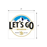 Let's Go Brandon Brewed Sticker