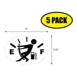 Gas On Empty Sticker