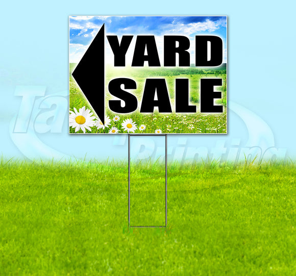 Yard Sale Left Yard Sign