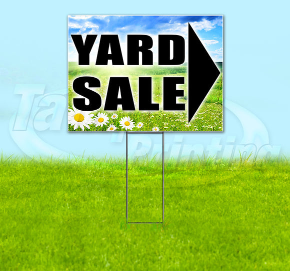 Yard Sale Right Yard Sign